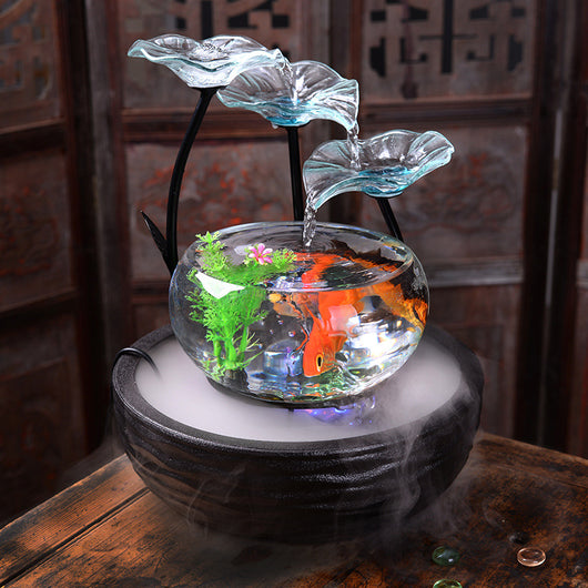 Acuario de Escritorio con Bonsái - Decoración Viva para tu Hogar - Image 4