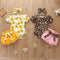 Conjunto para Bebé Niña Estampado Girasol Manga Corta