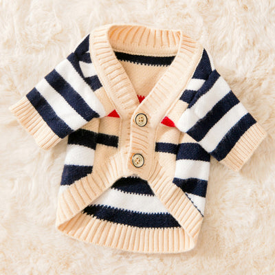 Cardigan Tejido a Rayas para Perros - Abrigo Cómodo y Elegante - Image 25