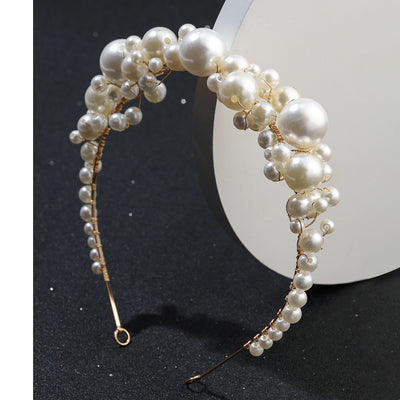 Diadema Nupcial Retro con Perlas - Diseño Minimalista Elegante - Image 8