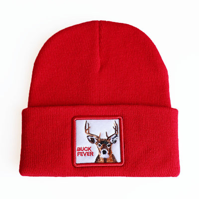 Gorro de Lana Tejido con Bordados de Animales para Invierno - Image 24