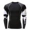 Playera Deportiva Manga Larga con Diseño Calavera - Ajuste Compresión Quick Dry para Hombre
