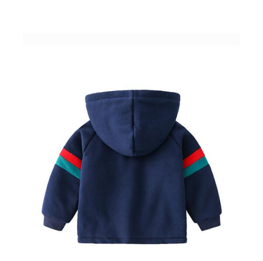 Chaqueta Infantil de Terciopelo Acolchada con Bordados Animados - Image 9