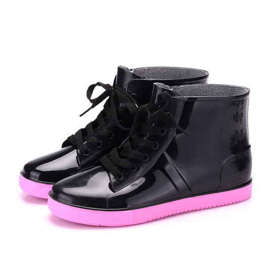 Zapatos de Gelatina Transparentes Impermeables - Image 17