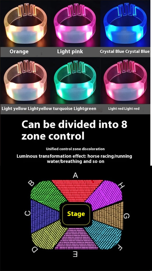 Pulsera Luminosa LED con Control Central Versátil - Image 11