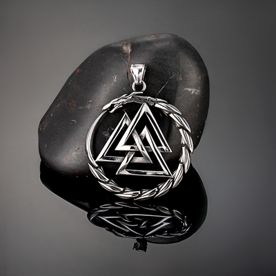 Collar Acero Inoxidable Vikingo Dragón Nórdico para Hombre - Image 21