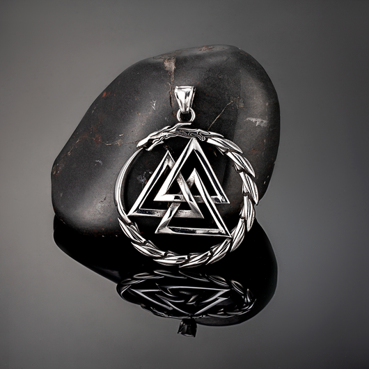 Collar Acero Inoxidable Vikingo Dragón Nórdico para Hombre - Image 21