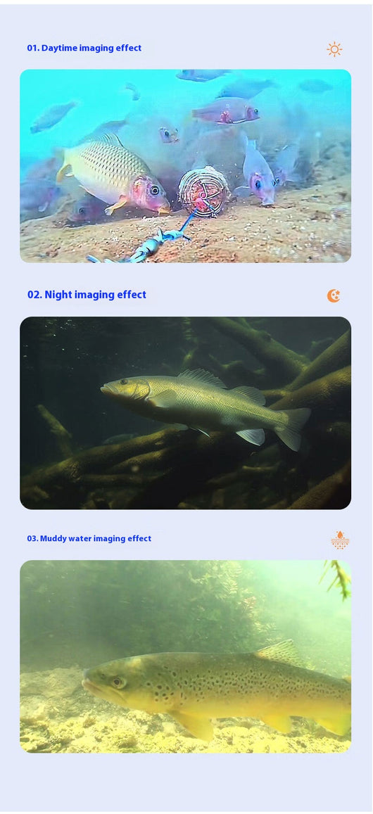 Cámara Submarina HD con Detector de Peces y Sensor de Temperatura - Image 15