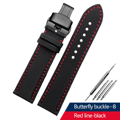 Correa de Reloj Nylon Canvas Tiansuo Haixing para Hombre - Image 14