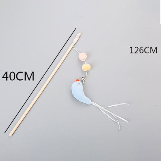 Varita Interactiva Flexible para Gatos con Campana y Cuerda Elástica - Image 2