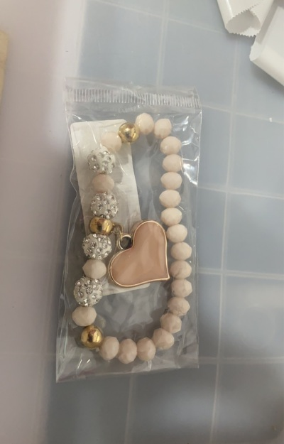 Pulsera Elástica de Cristal con Corazón - Brazalete Ajustable - Image 9