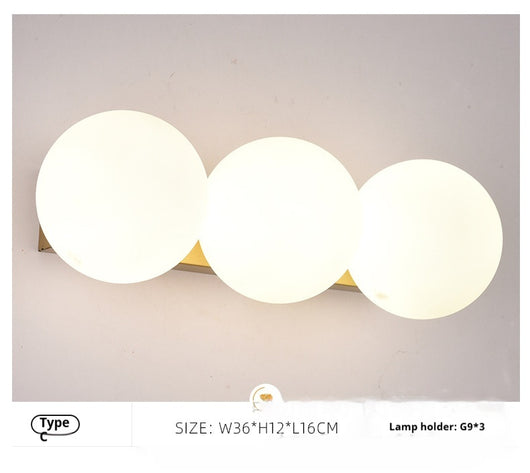 Lámpara Minimalista de Cristal para Mesita de Noche - Image 19
