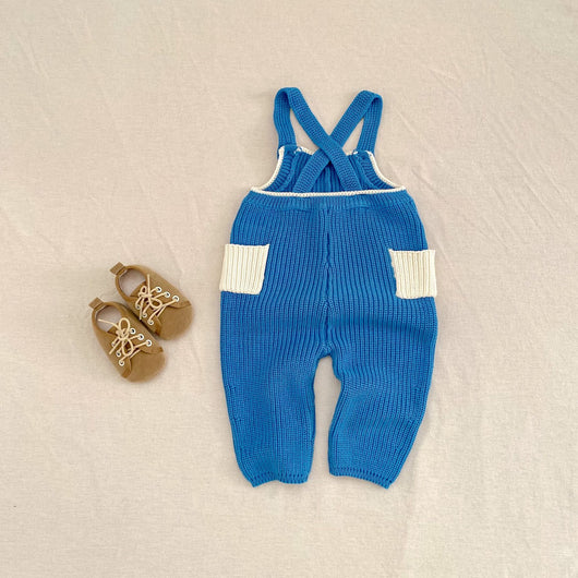 Mameluco Tejido con Tirantes y Bolsillos para Bebé - Image 14