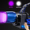 Linterna Frontal Scorpion Strong con Luz Púrpura Ultra Brillante