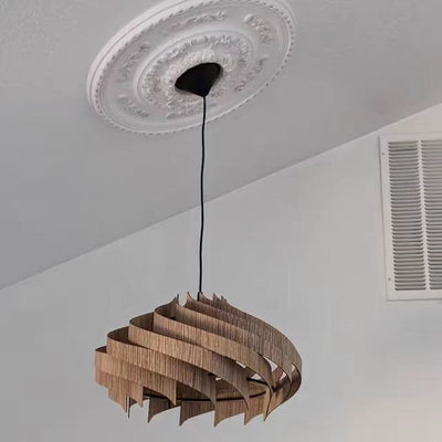 Lámpara de Techo Espiral Retro - Elegancia Vintage para Espacios Sofisticados - Image 21