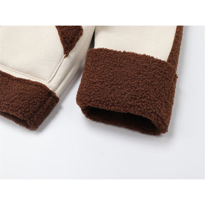 Abrigo de Piel de Cordero Retro Grueso y Suelto para Mujer - Image 2