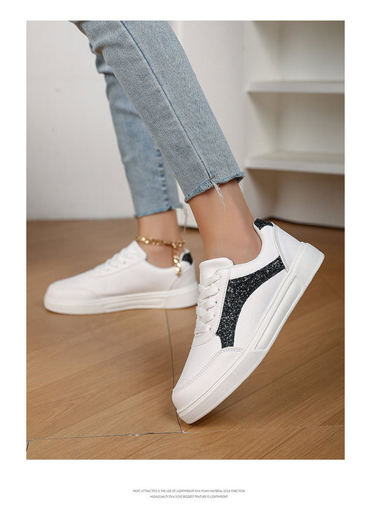Tenis Blancos Brillantes para Uso Casual - Image 14