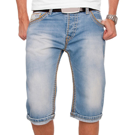Pantalones de Mezclilla Casual para Hombre con Bolsillos Funcionales - Estilo Europeo y Americano - Image 5