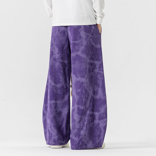 Pantalones de Buzo Talla Grande Tie-Dye Estilo Japonés-Hong Kong - Image 4