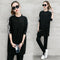 Conjunto Deportivo Casual Talla Grande Estilo Coreano para Mujer