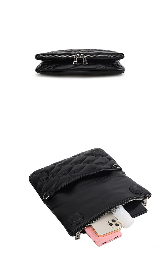Bolso de Hombro Crossbody con Cadena y Bordado para Mujer - Image 13