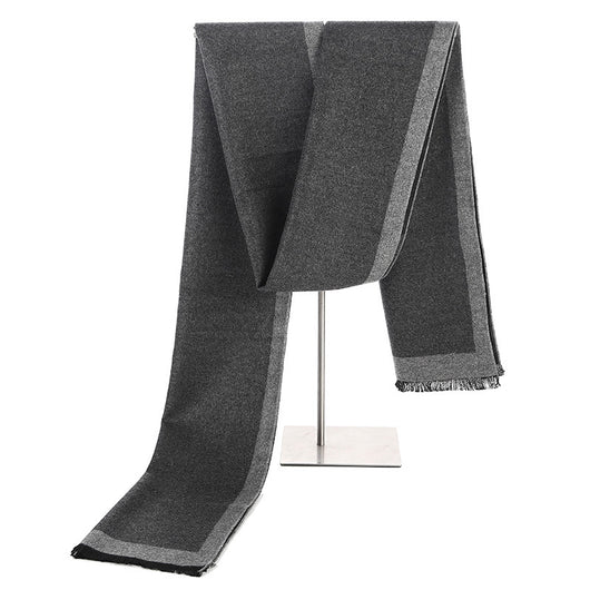 Bufanda de Seda Artificial Cepillada - Calidez y Elegancia para Otoño e Invierno - Image 3