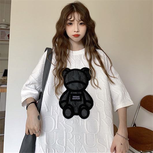 Camiseta Holgada de Manga Corta para Mujer - Image 6
