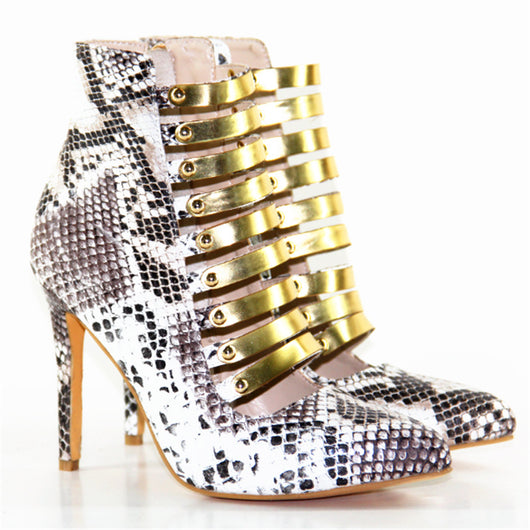 Tacones Stiletto Leopardo con Diseño Hueco - Zapatos de Fiesta y Escenario - Image 4