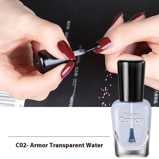 Esmalte de Uñas Transparente Impermeabilizable con Aceite Nutritivo - Image 10