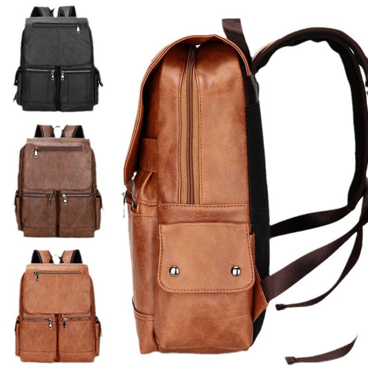 Mochila Vintage de Lona para Computadora - Estilo Profesional - Image 2