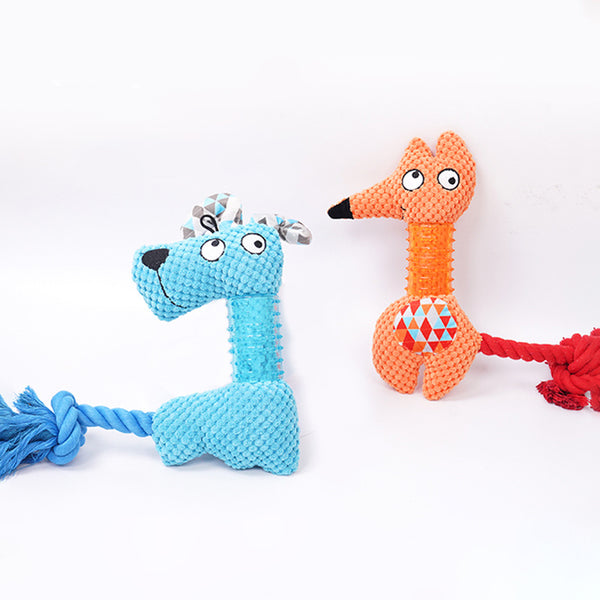 Juguetes para Perros Pequeños y Grandes - Peluche Chirriante Resistente a Mordidas