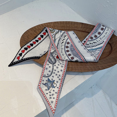 Pañuelos Estrechos Estilo Retro Francés - Image 5