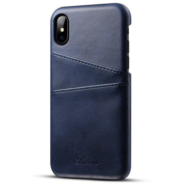 Funda de Celular Artesanal con Respaldo de Cuero Sintético