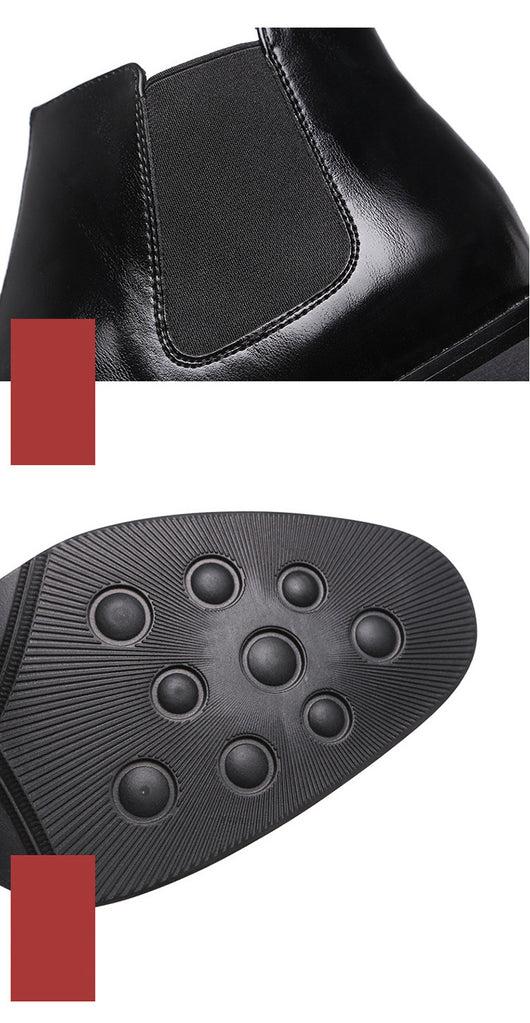 Botas Martin Puntiagudas de Cuero para Hombre - Estilo Británico Premium - Image 14