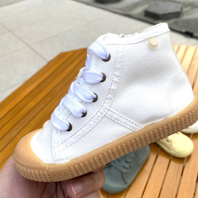 Tenis Canvas Infantiles de Suela Suave Estilo Coreano Primavera Otoño - Image 15