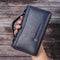Billetera Multifuncional de Cuero Genuino para Hombre con Compartimentos Premium
