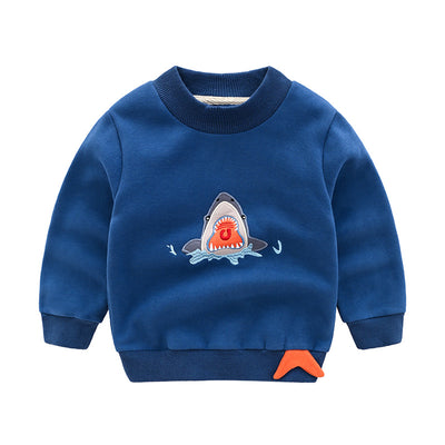 Sudadera Pullover para Niños Estilo Coreano con Cashmere - Image 5