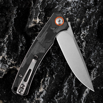 Cuchillo de Acero D2 con Fibra de Carbono para Camping y Aventura - Image 3