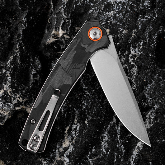 Cuchillo de Acero D2 con Fibra de Carbono para Camping y Aventura - Image 3