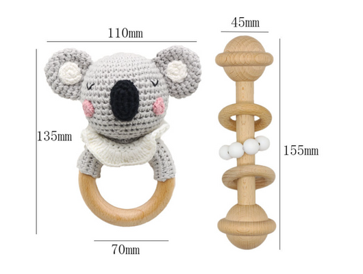 Kit DIY Tejido a Crochet Koala Mordedor de Molares para Bebé - Image 9