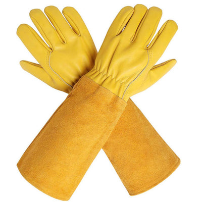 Guantes de Soldadura de Piel de Oveja de Largo Profesional - Image 6