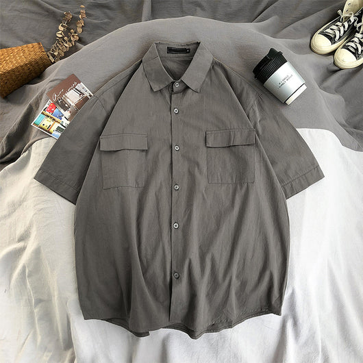 Camisa de Manga Corta con Detalles de Herramientas para Hombre - Image 10