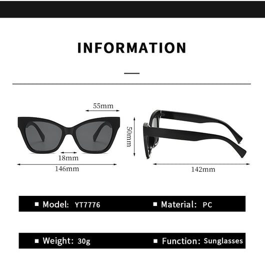 Fashion sunglasses with clear oval frames, dark gray lenses, and tortoise shell patterned temples. - Image 10