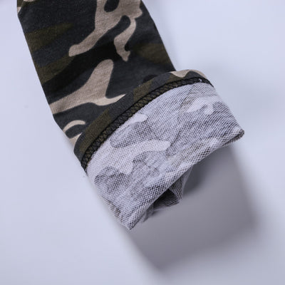 Conjunto Deportivo Infantil Camuflaje Dos Piezas Estilo Coreano Primavera Otoño - Image 11