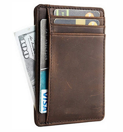 Billetera Minimalista de Cuero con Protección RFID - Image 7