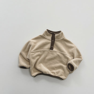 Polera Cálida Estilo Mori Coreano para Niños