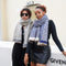 Bufanda de Cachemira Artificial Otoño Invierno - Estilo Europeo Mujer