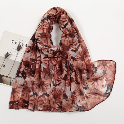 Pañuelo de Voile Estampado - Elegancia y Versatilidad - Image 3