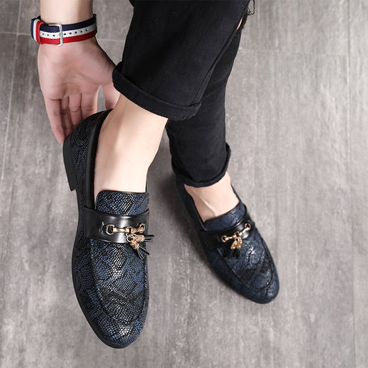 Zapatos de Cuero con Flecos para Hombre - Image 10