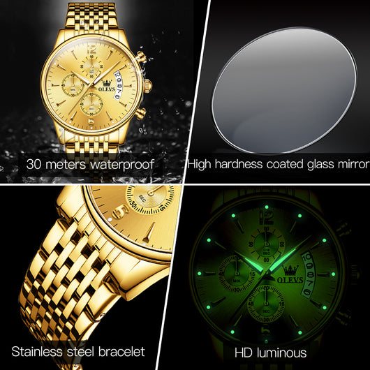 Reloj Deportivo de Cuarzo con Esfera Grande Multifuncional para Hombre - Image 11